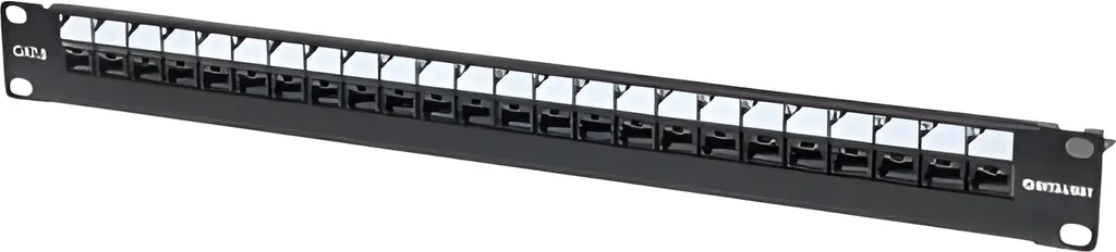 INTELLINET Patch Panel 24 Ports Cat6 UTP 19 pouces 1U Verrouillable