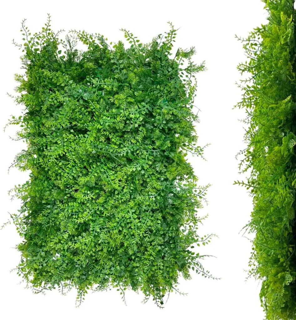 Mur végétal artificiel Philodendron et Thuya 100x100 cm - Réalité Premium
