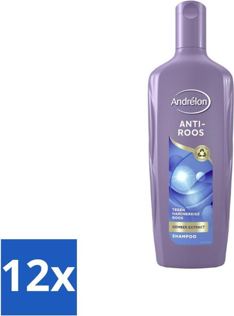 Andrélon Anti-Schuppen-Shampoo 300 ml - Vorteilspack - 12 Stücke