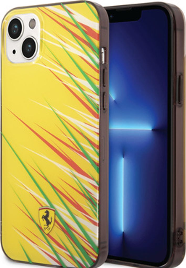 Ferrari iPhone 14 Plus Back cover case - Yellow