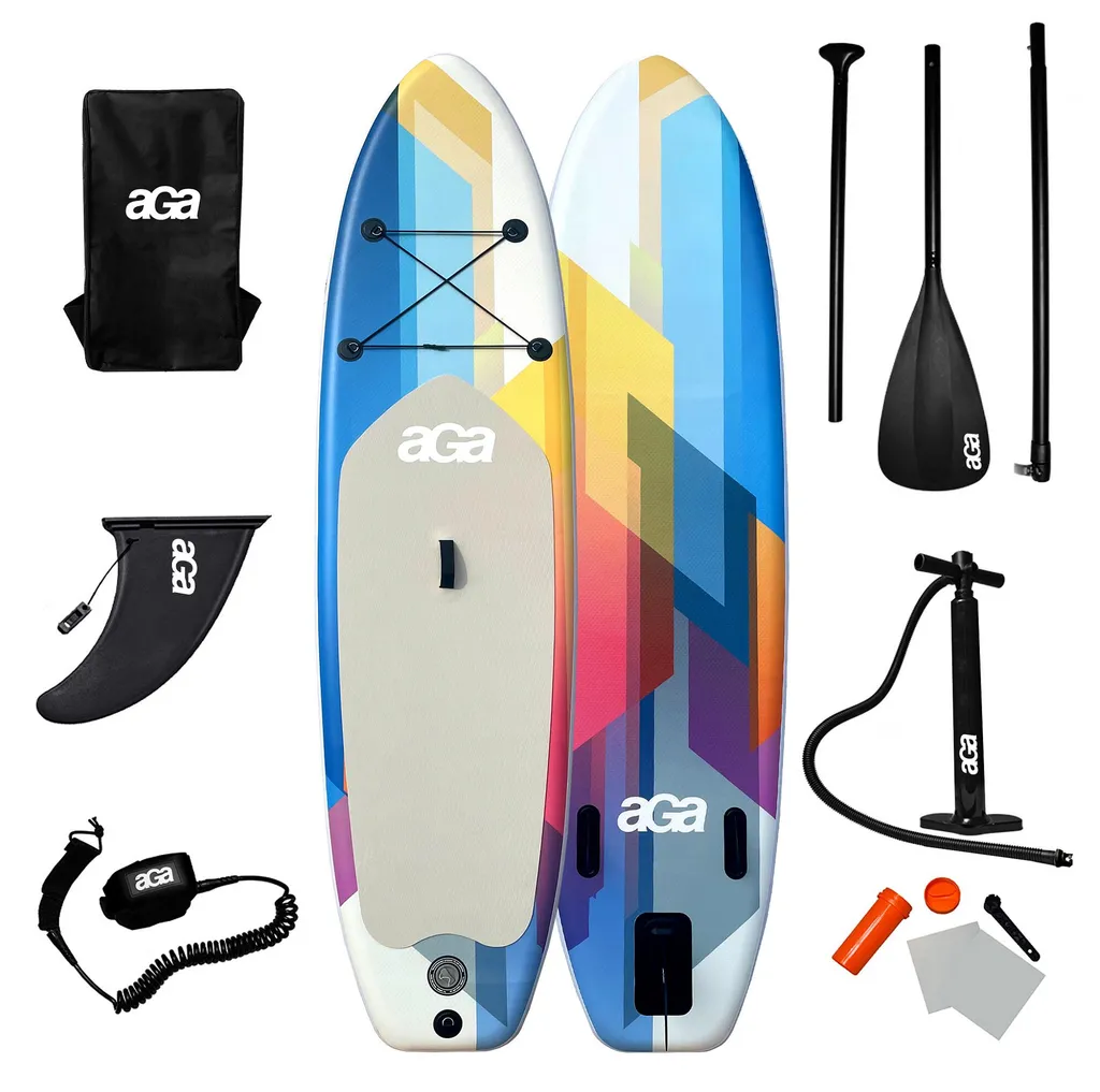Planche Stand Up Paddle Gonflable Aga MR5013 Polyvalente 10'6 Pieds