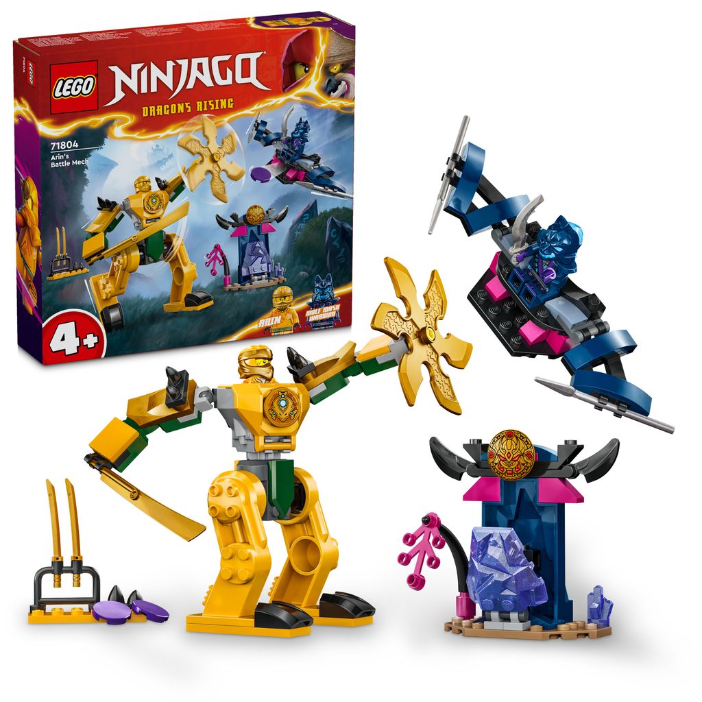 LEGO® 71804 NINJAGO - Arins Battle Mech (104 Teile) Produktbild 