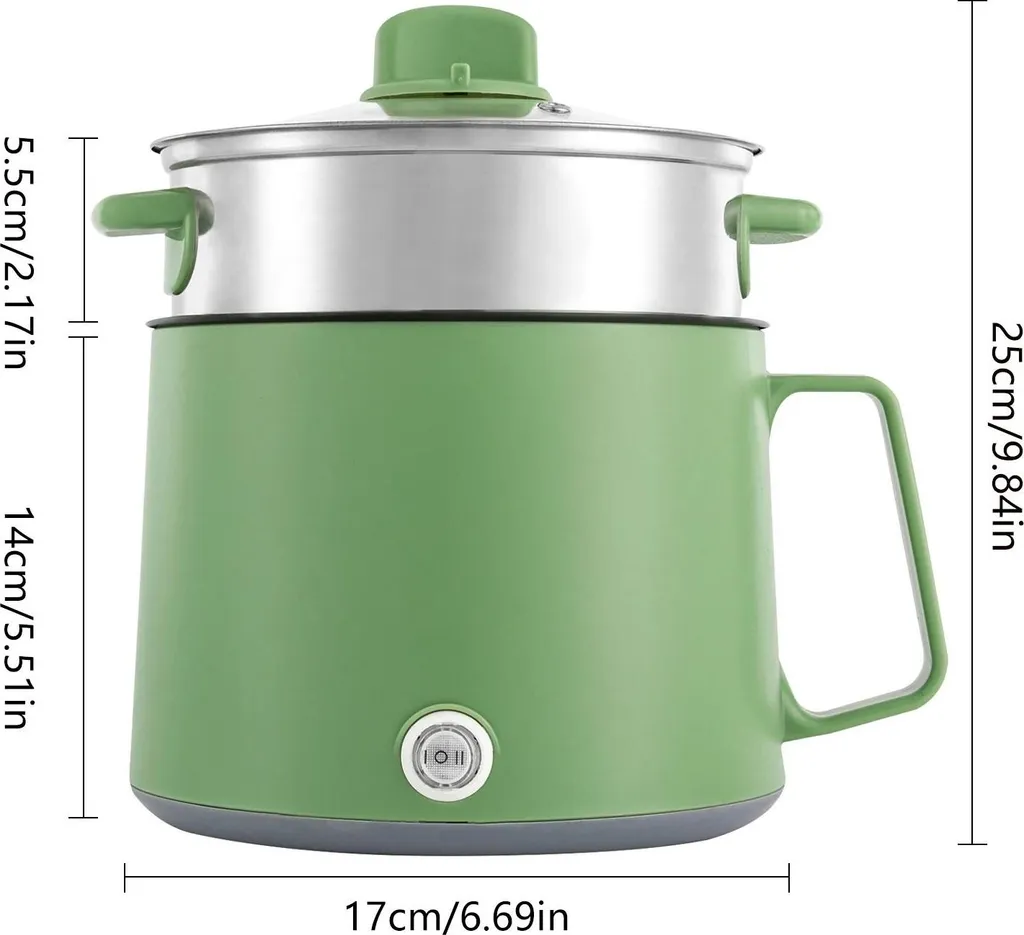 Marmite électrique 600W avec protection cuisson à sec capacité 1,7L