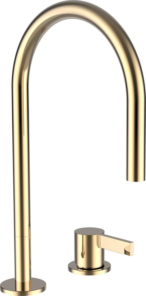 LAUFEN Kartell 2-Loch Waschtischmischer, Schwenkauslauf, ohne Ablaufventil, Ausladung 166 mm, H3113320012201