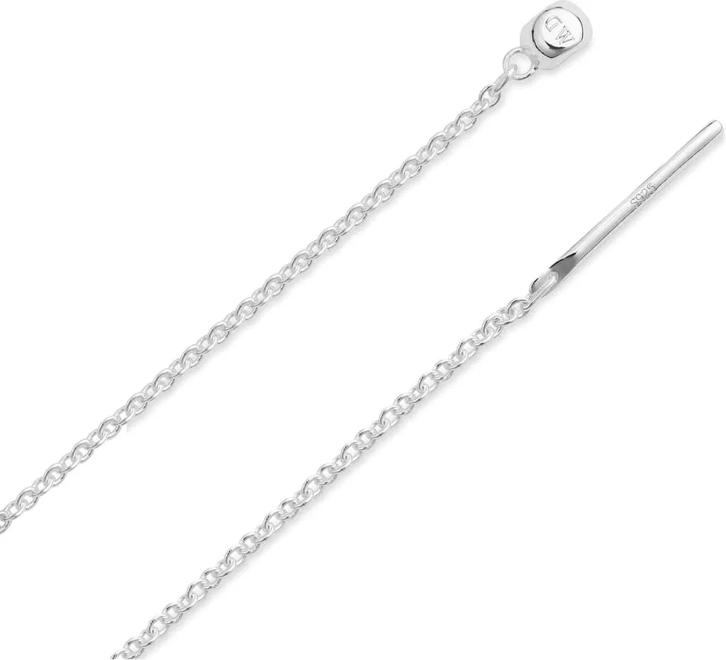 Bracelet chaîne Charms Daniel Wellington en argent 925 ajustable