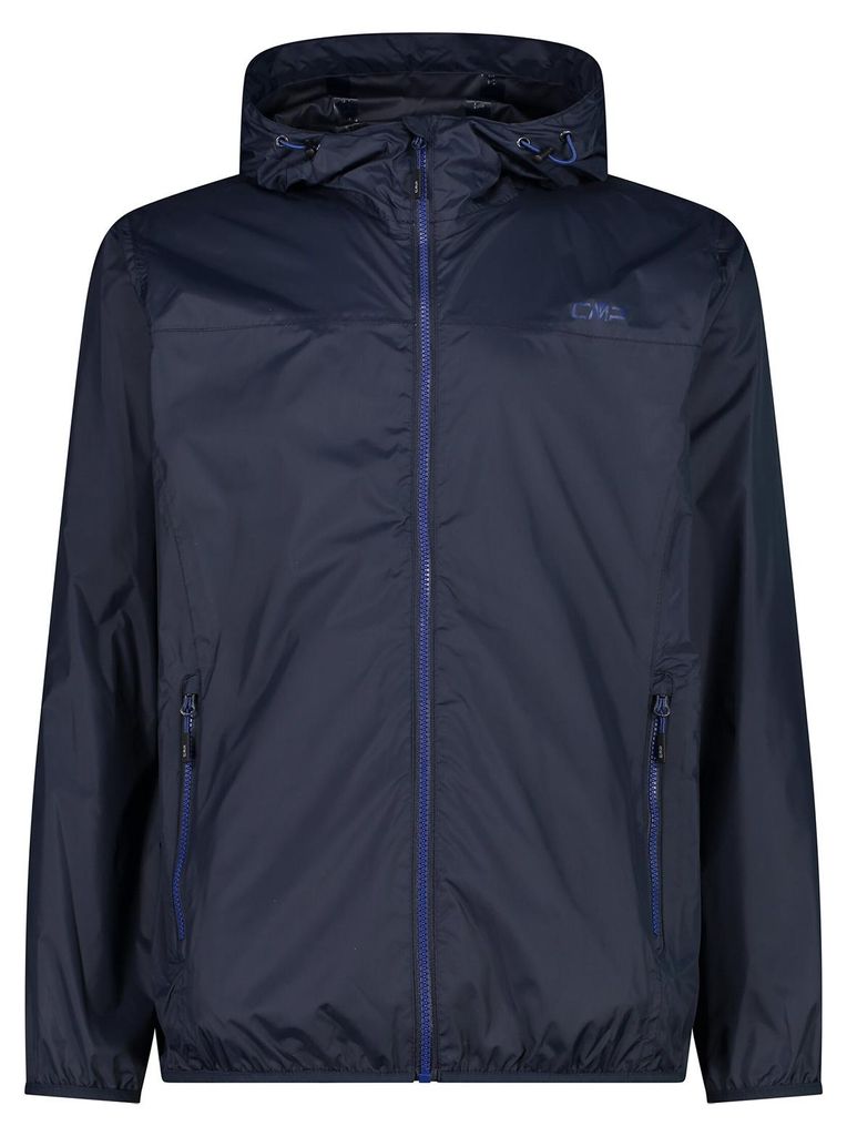 CMP Herren Regenjacke Pack Pocket mit Kapuze blau 50
