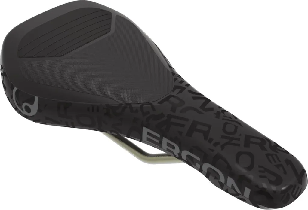 Selle Ergon Sm Downhill Pro Titanium Team avec Rails Titane Légers Noir