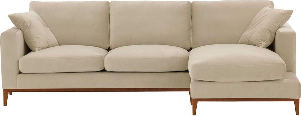 Rechtsseitiges Ecksofa Covex Wood-Velluto 2-aveo