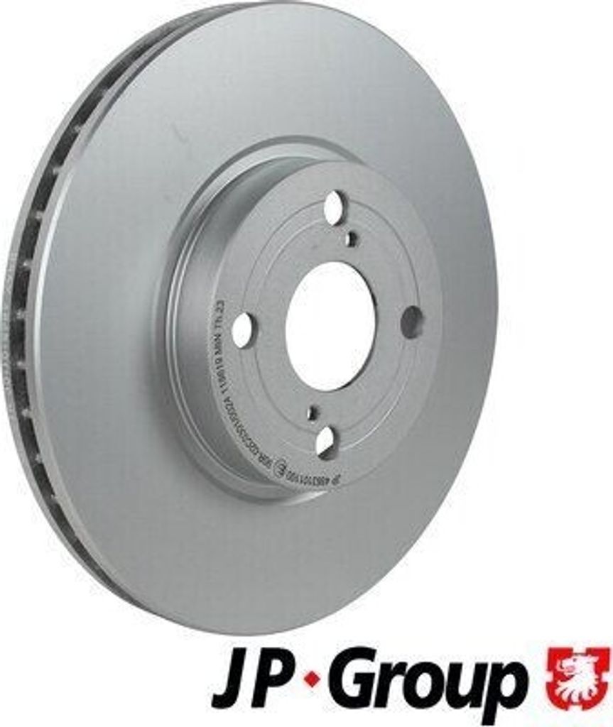 2x JP GROUP Bremsscheibe 4863101100 vorne für TOYOTA COROLLA Compact (_E11_)