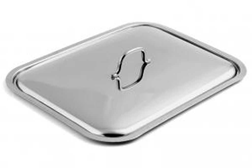 HOMe Deckel, rechteckig, Edelstahl, 40 x 28 cm Produktbild 