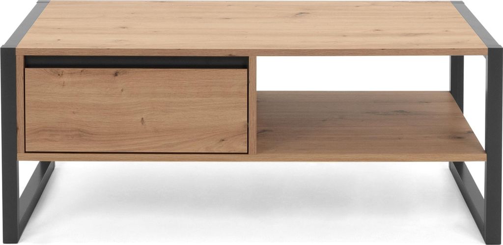 Finori Couchtisch Denver 55 Artisan-Eiche und Anthrazit Produktbild 