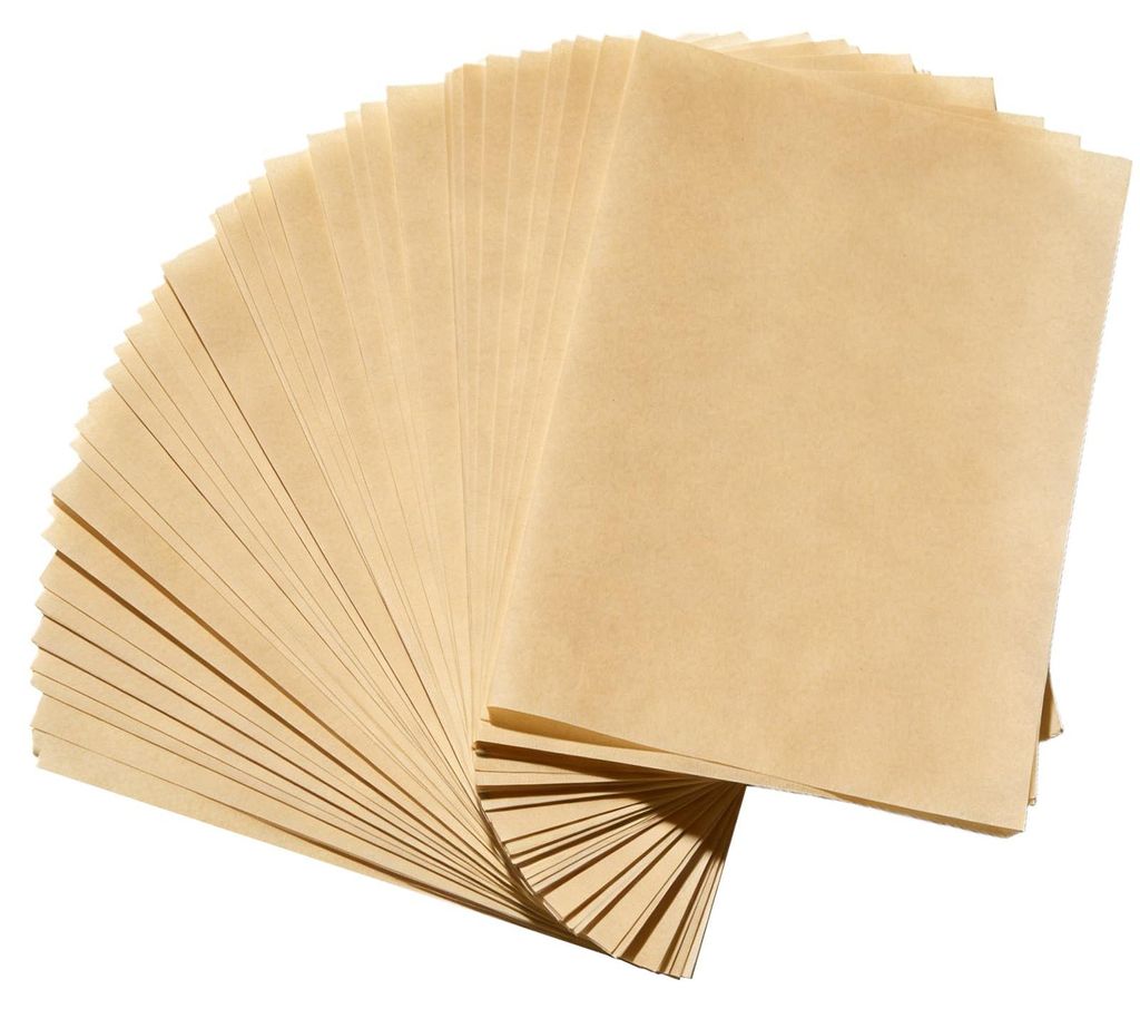 120 Blatt Backpapier, -Backpapier ohne PFAS, Backpapier-Ausschnitte von 25 x 35 cm zum Backen, Kochen, Grillen, Braten und Dämpfen.