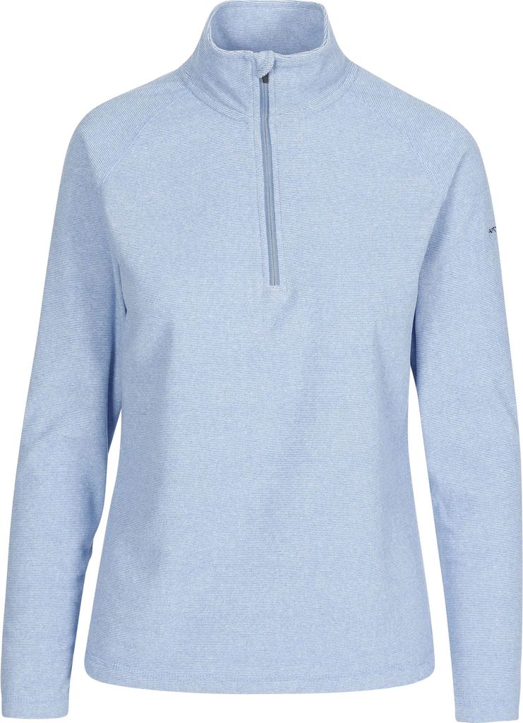 Trespass Damen Fleece-Top Meadows mit Reißverschluss bis zur Brust TP4176 (XL) (Denimblau)