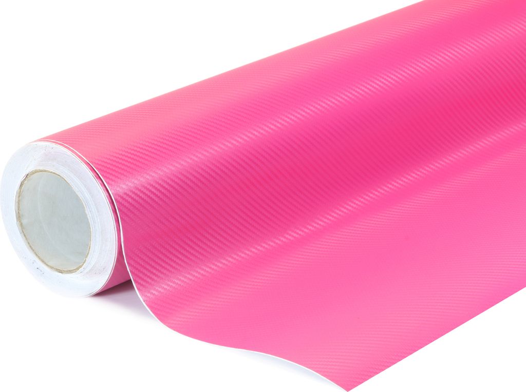 3D carbon rote rose wrapfolie 152x2700cm - innen/außen