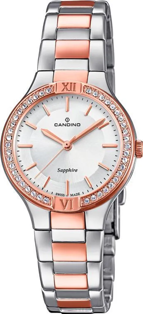 Montre Candino C4628-1 Verre Saphir Inrayable et Bracelet Cuir Véritable