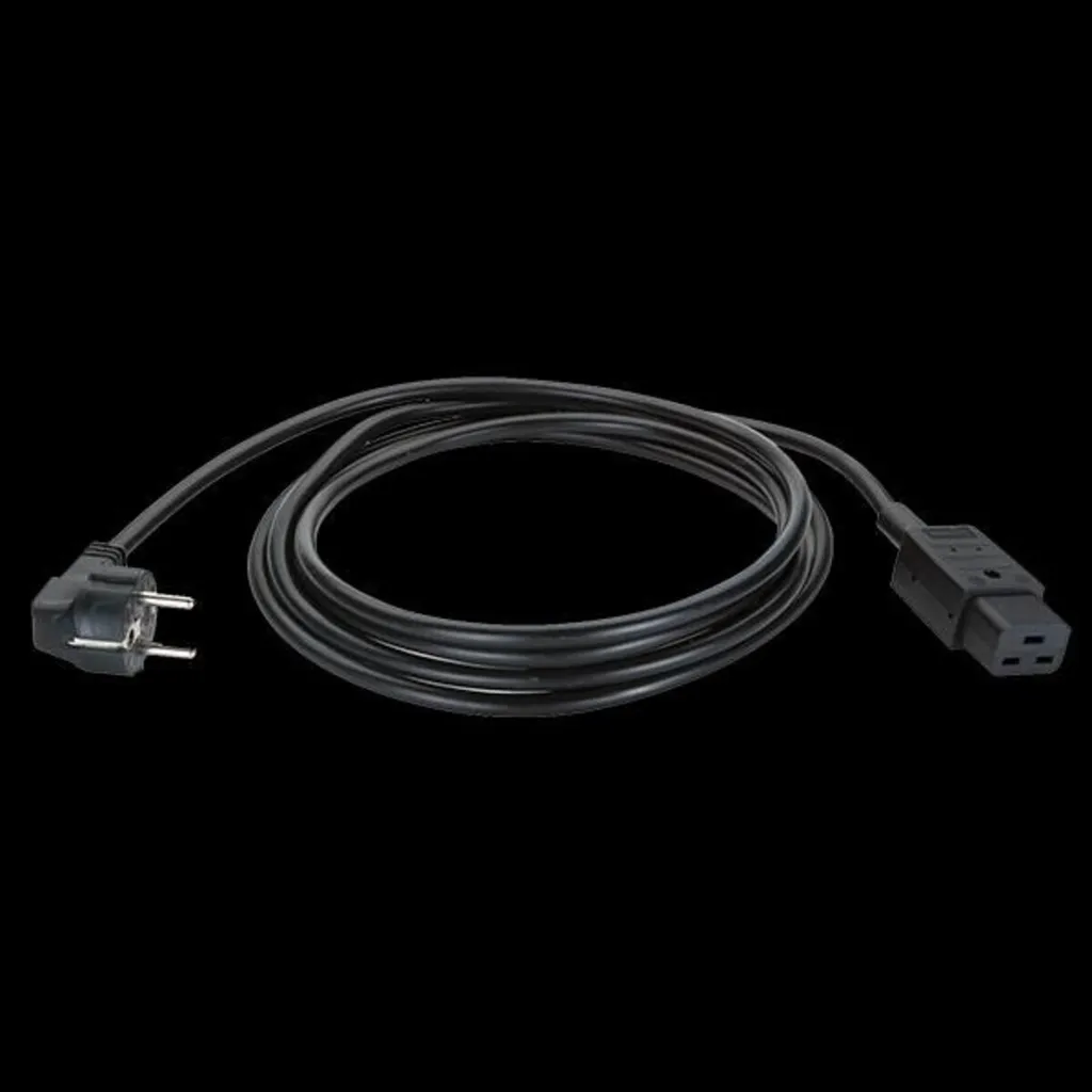 Cordon secteur IEC C13 Bachmann 2m pour PC et moniteur informatique