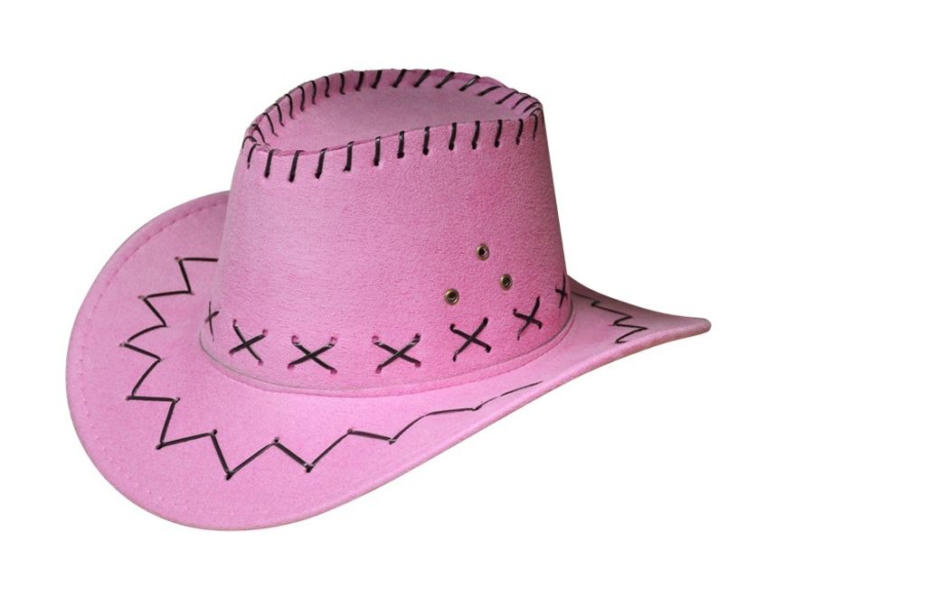 Cowboy Hut Westernhut Rosa fuer Kinder