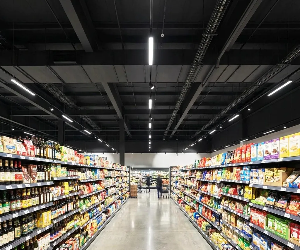 Spot LED rail triphasé 5000lm blanc CCT variable 3000-6000K angle 90° - 13