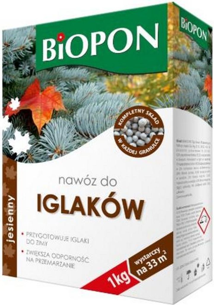 Concime autunnale BIOPON per conifere 1KG Immagine del prodotto 