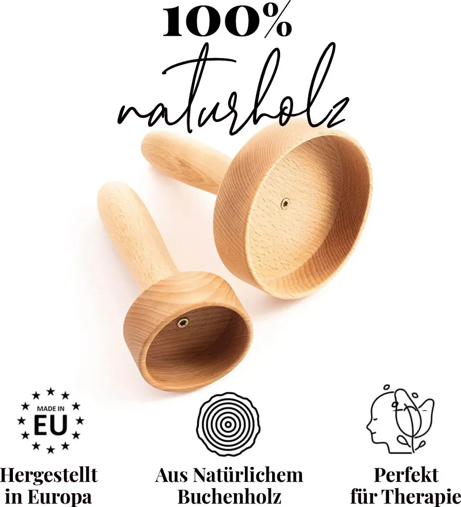 Massaggiatore Svedese Tuuli Legno Coppa Cellulite Professionale