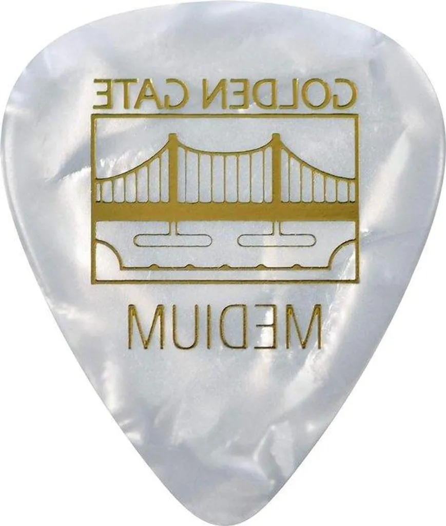 Médiator guitare 0,75 mm anti-glisse finition nacrée pour jeu précis