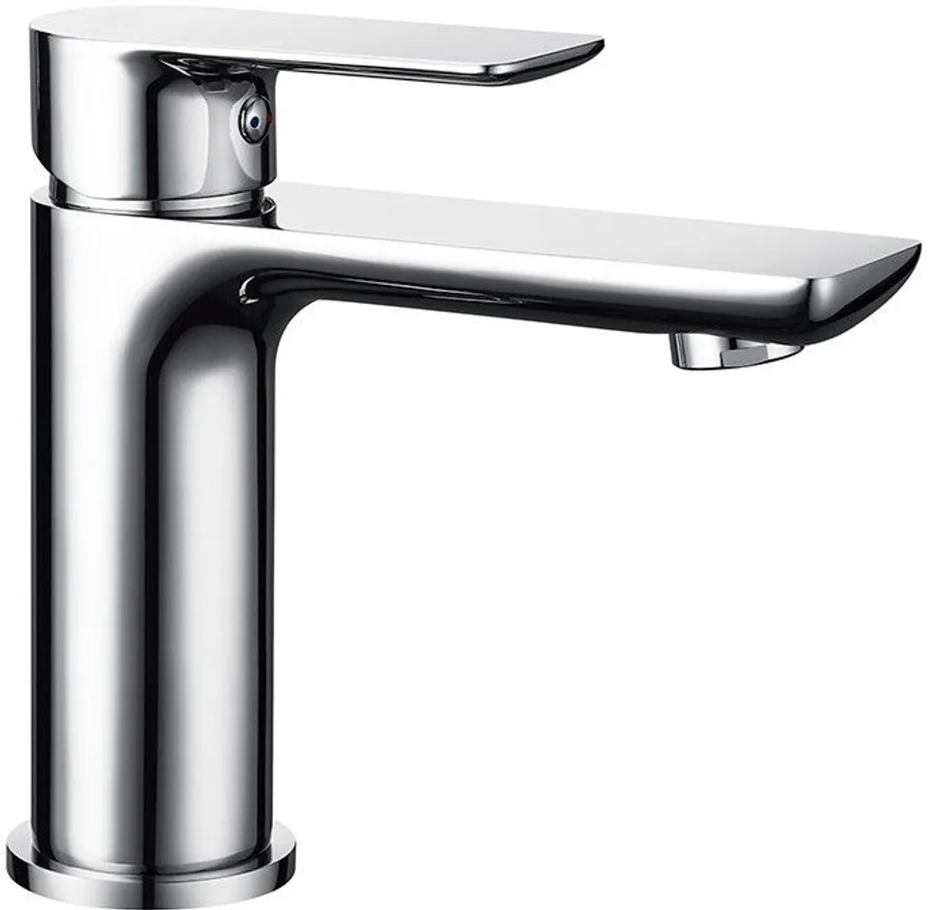 Mitigeur de lavabo Alfa chrome anti-calcaire pour stopper les fuites d'eau