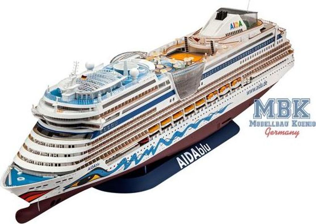 Revell AIDA, Passagierschiff-Modell, Montagesatz, 1:400, Produktbild 
