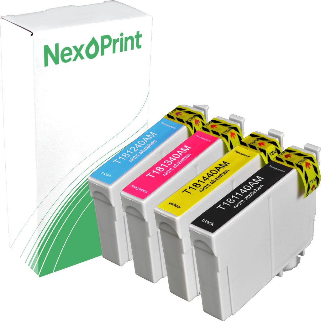 Druckerpatrone kompatibel zu Epson C13T181640 18XL mehrfarbig Expression Home XP-302 Epson XP-30 Epson XP-225 Epson XP-215 Epson XP-212