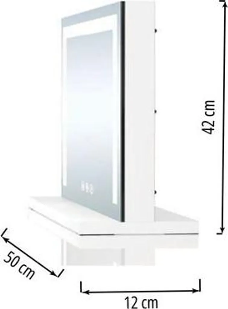 Miroir de Maquillage Lumineux avec Panneau LED UNIQ Sydney Mega Format
