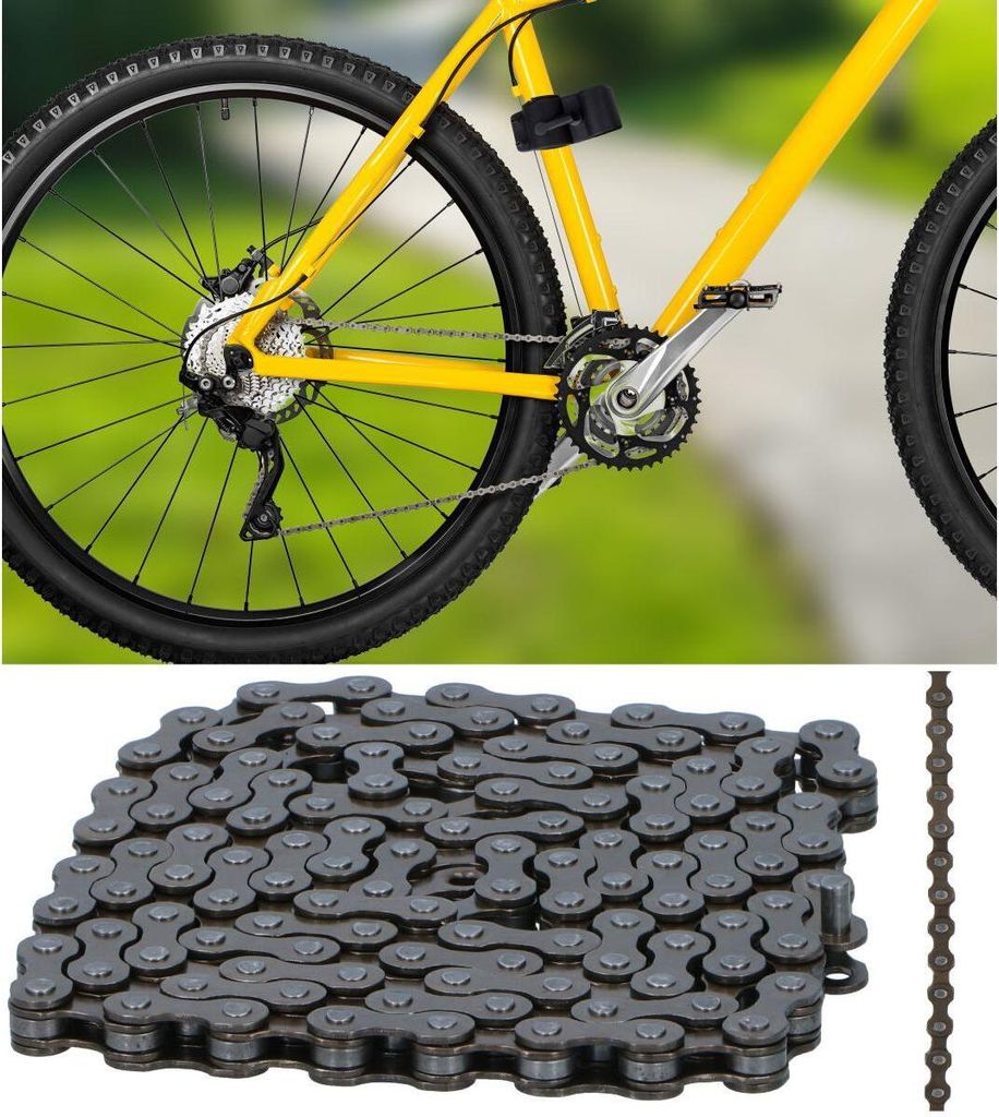 MTB 116-fach Fahrradkette 6-fach 12,7 x 2,4 MM BICYCLE GEAR Produktbild 