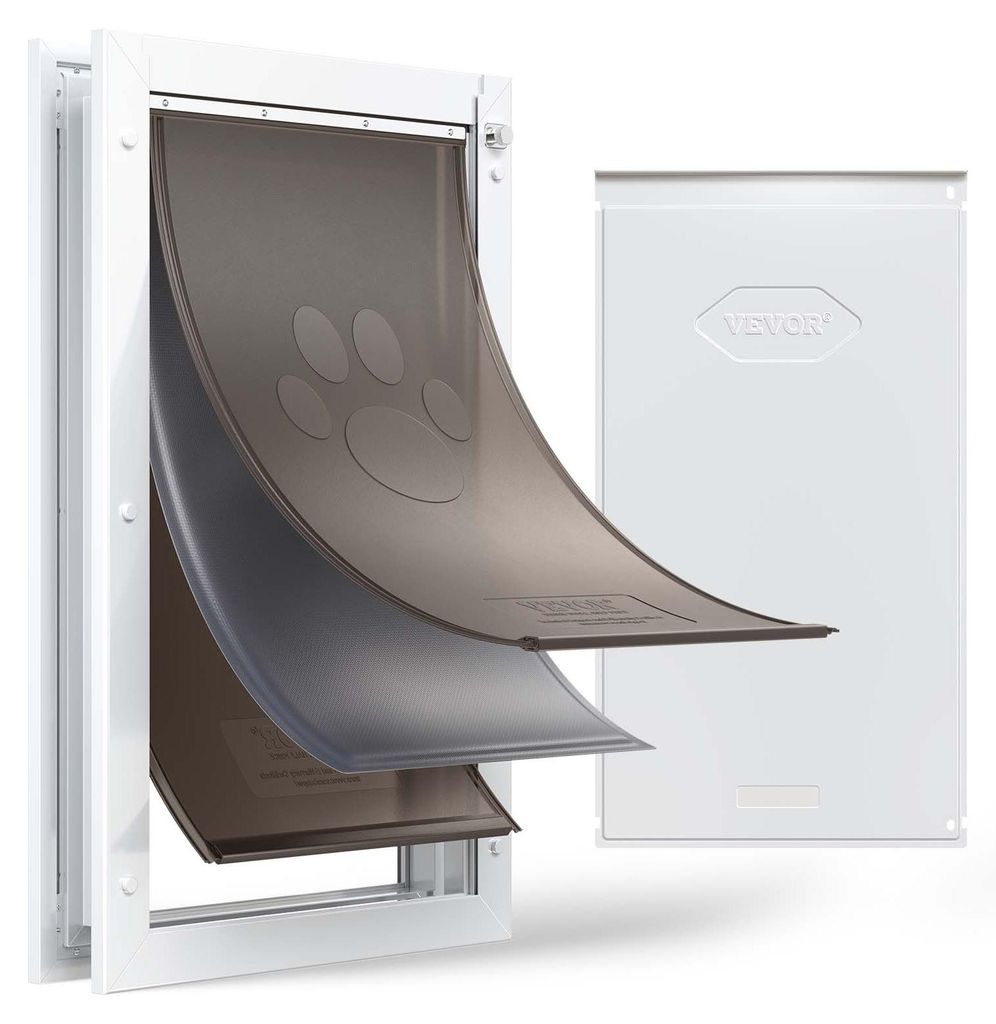Puerta para mascotas VEVOR (XL) con 3 cierres magnéticos y Imagen del producto 