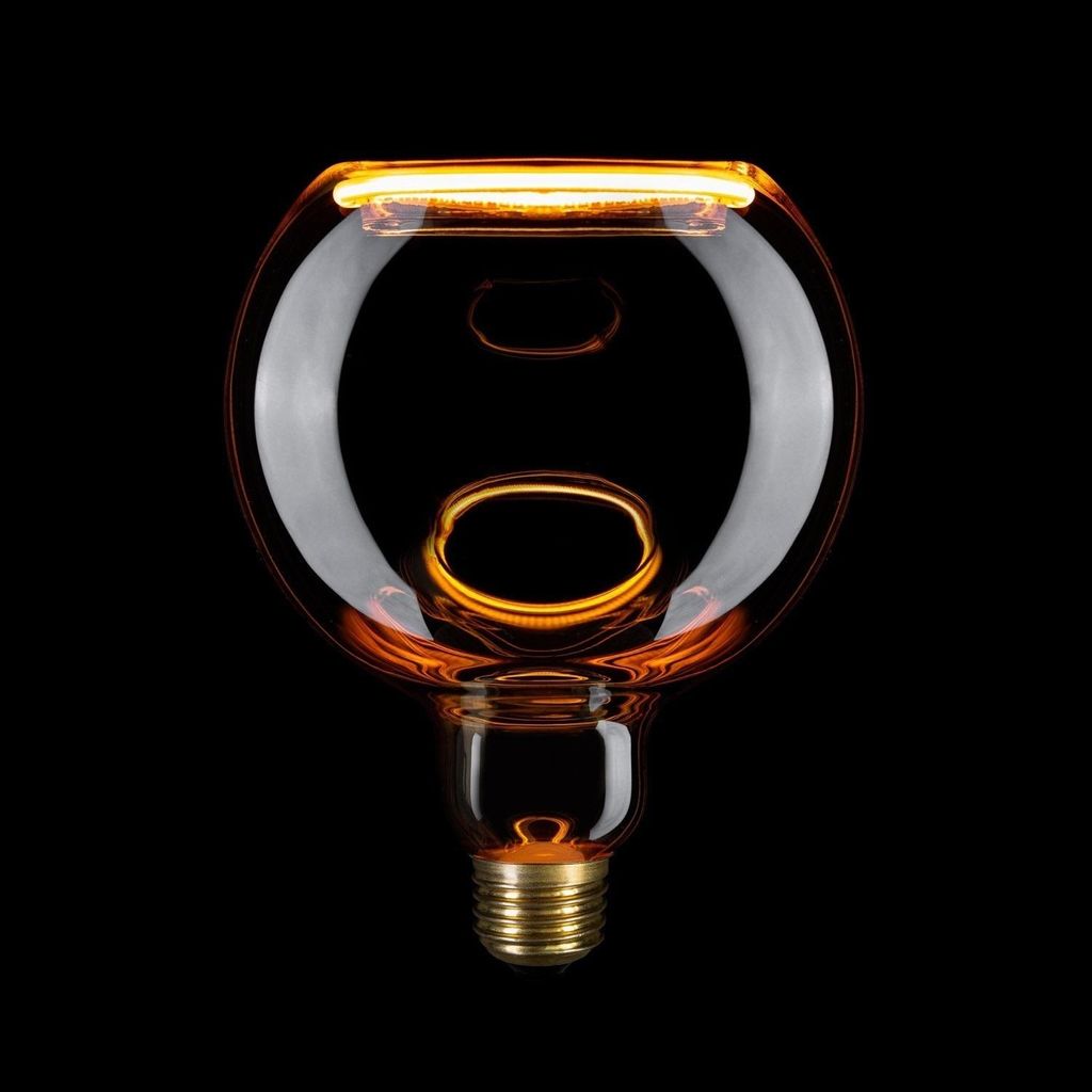 SEGULA LED Floating Globe 125 smokey grau E27 6W 1900K dimm Zdjęcie produktu 