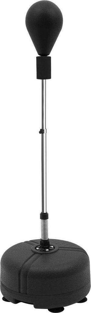 Happiq Freistehender Boxsack – Speed-Bokspaal – Höhenverstellbar 120-160 cm – 360° Rückprall – Für Kinder & Erwachsene