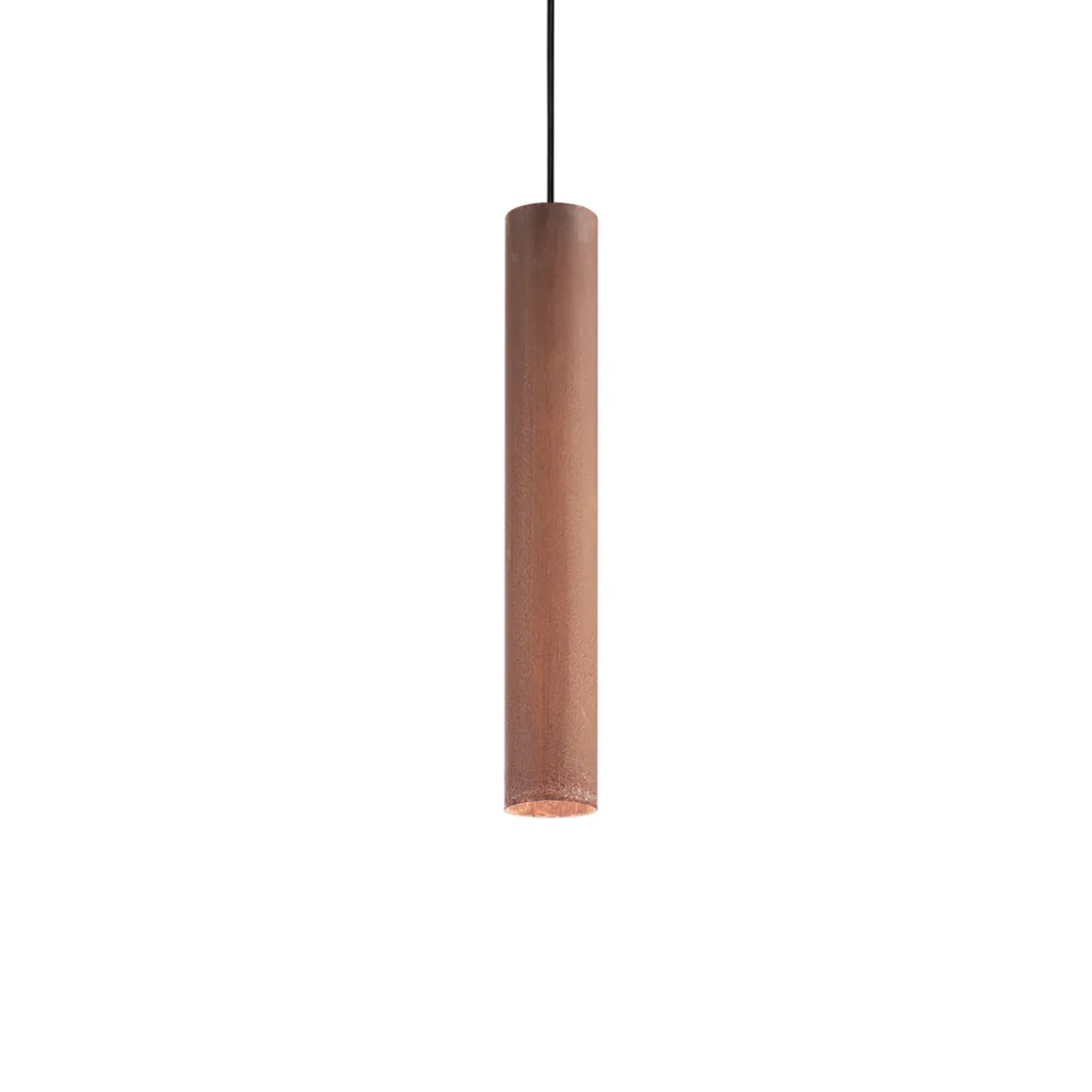 Illumina con Stile: Sospensione Look Metallo Corten Ruggine 3000K