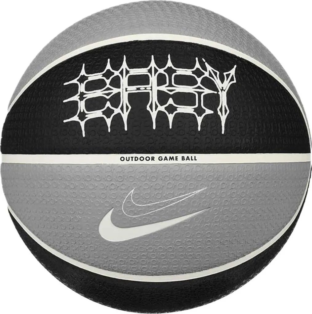 Ballon de Basket Nike KD Playground 8P 2.0 Gris pour Entraînement Intensif
