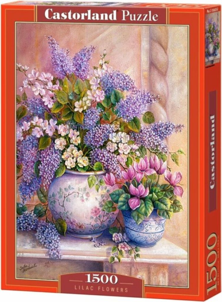 Puzzle 1500 fiori lilla CASTOR Immagine del prodotto 