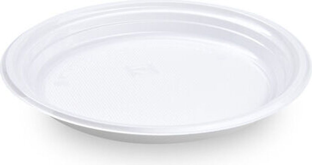 100x Mehrweg Menüteller rund Ø 22 cm H 2,6 cm Produktbild 