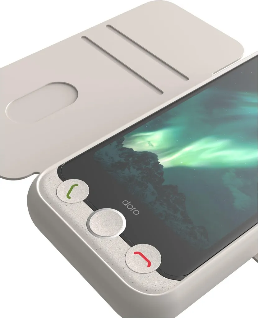 Custodia Aurora A11 Bianco Osso: Compatibile Ricarica Wireless e RFID