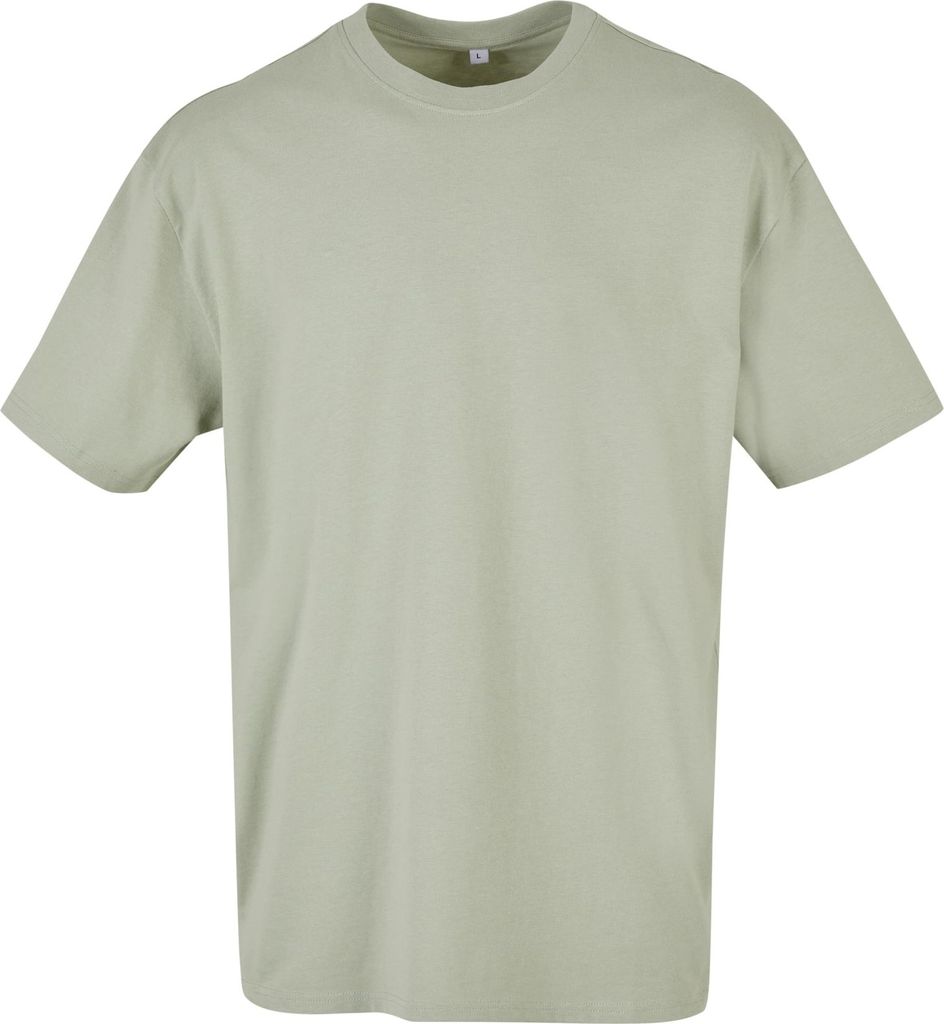 Build Your Brand - T-Shirt Schwer für Herren/Damen Uni RW7622 (S) (weicher Salbei)