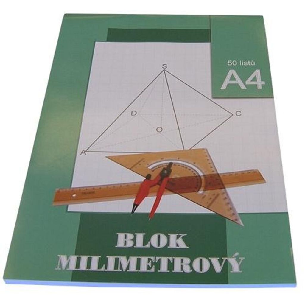 Millimeterpapier A4, 50 Blatt / Block, STEPA 240405150