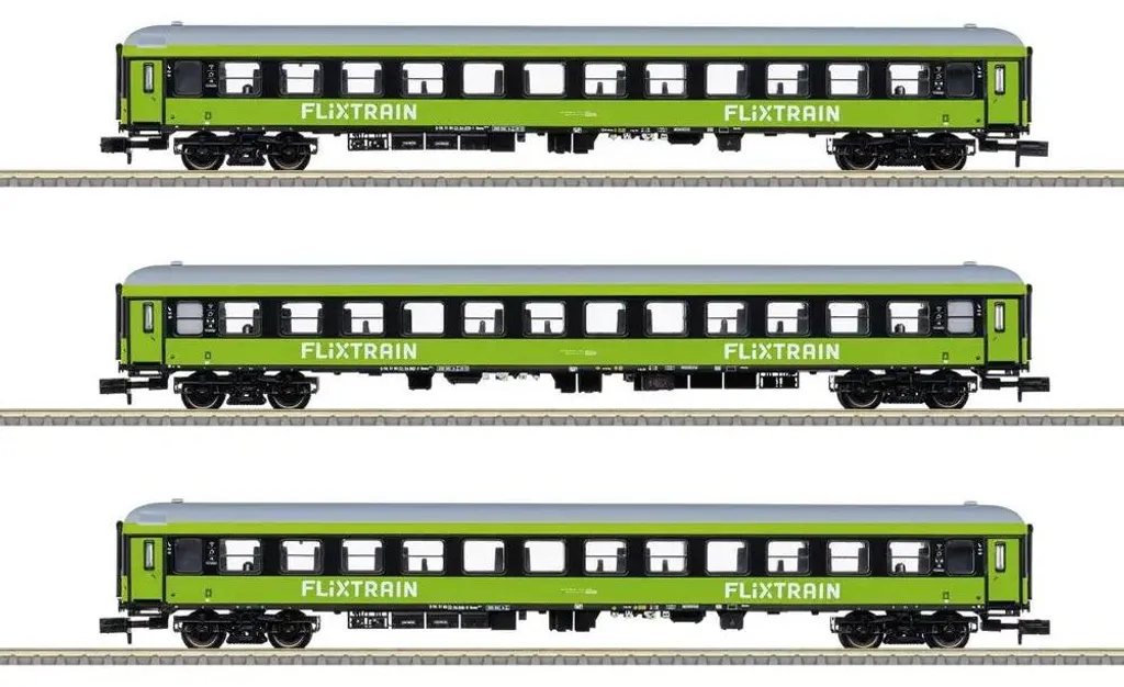 Coffret Voitures Voyageurs FlixTrain N Trix 15462 pour Train Express