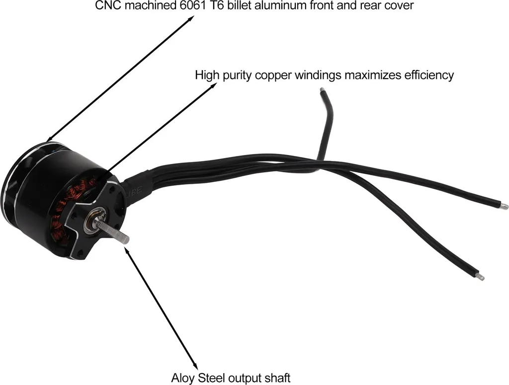 Moteur Brushless Outrunner 3532 1850kV pour RC Crawler 1/10 Performance