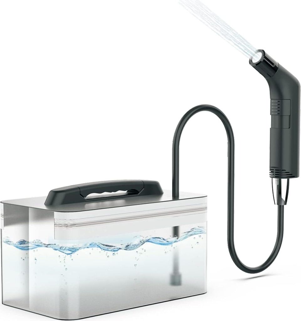 Elektrisch Bidet, 2.3L Portable Bidet, Reise Bidet Elektrisch, Reise Bidet Handbrause für Toilette Outdoor, Camping Flasche Perinealflasche