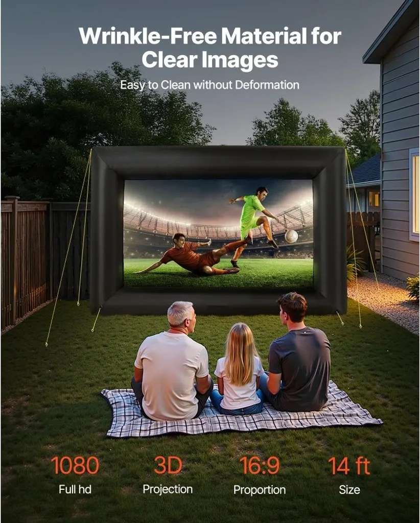 Écran Gonflable Géant 360cm : La Solution Cinéma Mobile Haute Qualité - 2