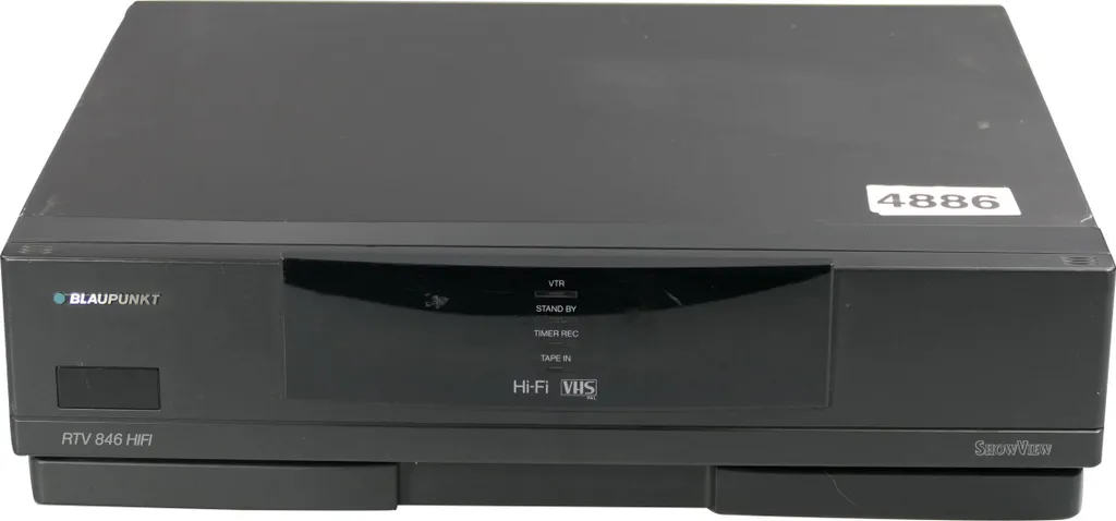 Lecteur VHS Blaupunkt RTV 846 HiFi pour réparer vos vieilles bandes VHS