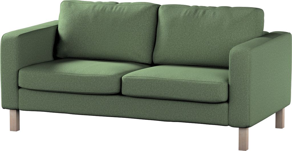 Dekoria Bezug für Karlstad 2-Sitzer Sofa nicht ausklappbar, grün, Sofahusse, Karlstad 2-Sitzer