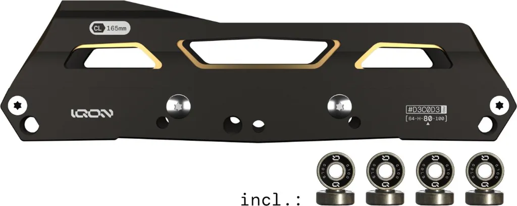 Platines Decode Pro 80 Dark Combo 4x-3x - Design Hybride 100-80mm Noir