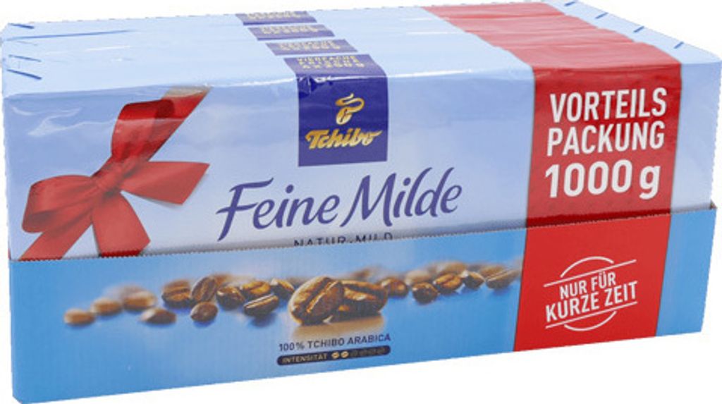 Tchibo - Feine Milde Gemahlener kaffee Vorteilspackung - 4x Produktbild 