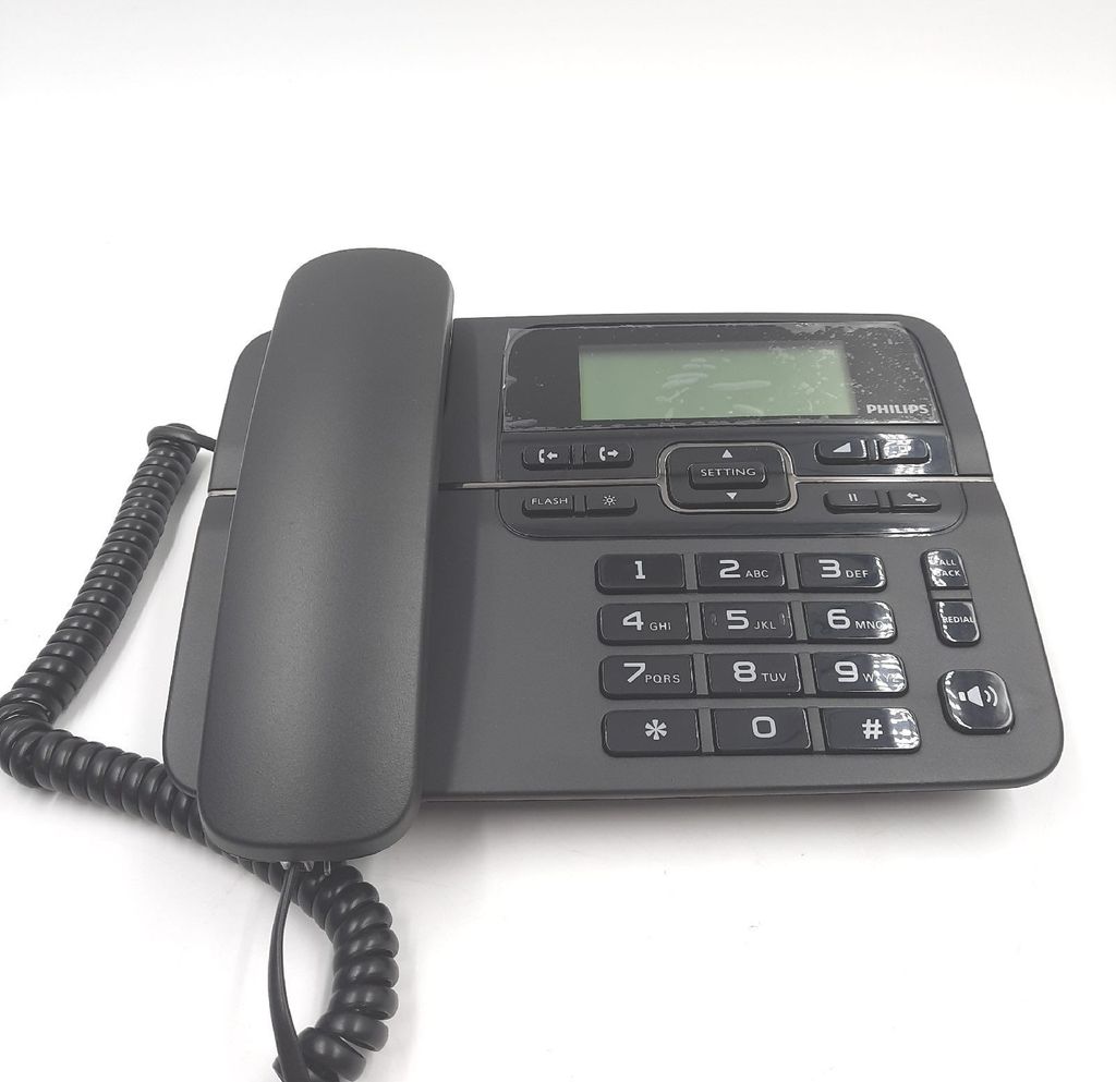 Phone Philips Telefono Fisso Philips M20B/00 Con Display LCD 3.6'' - Nero, Registro Chiamate E Riserva Energia Telefono Fisso Per Anziani - 6