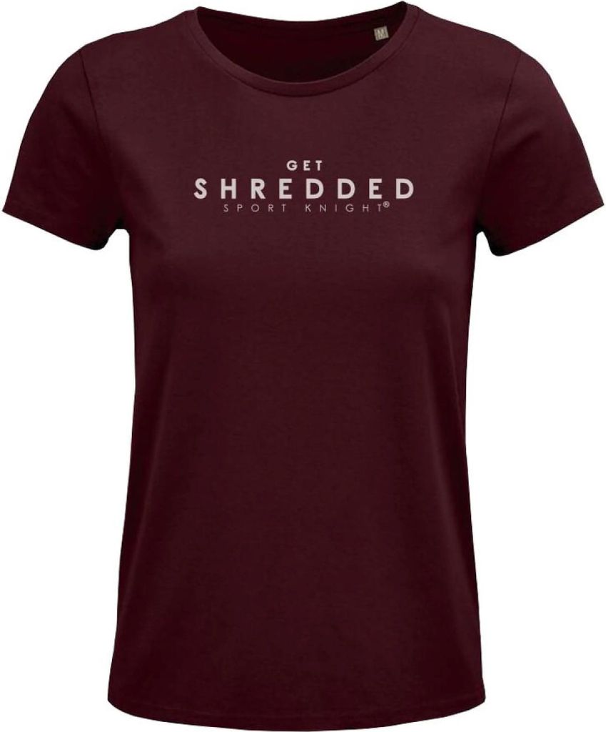Sport-Knight Damen Fitness T-Shirt "Get Shredded" Organisch Classic